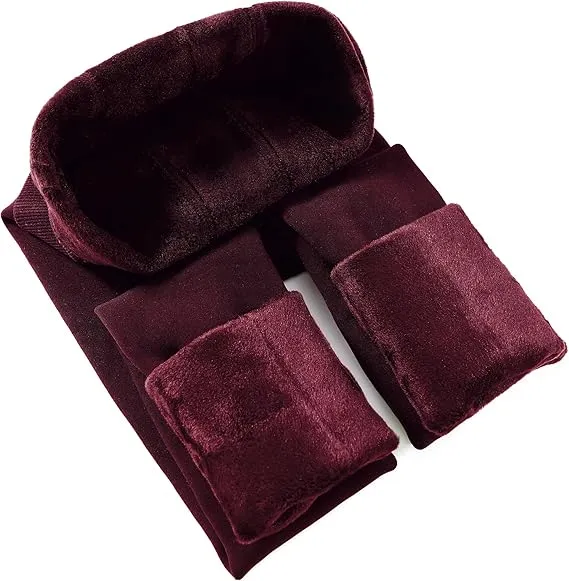 2.6$ Each Women's Fleece Lined Tights - Fake Sheer Warm Pantyhose Thick Winter Leggings