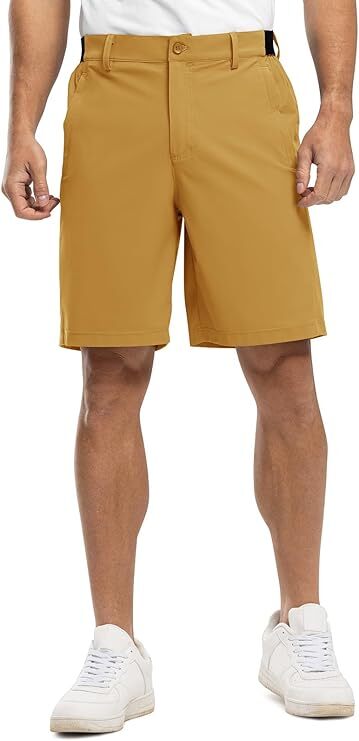 Men's Golf Work Shorts Stretch Waistband Dry Fit