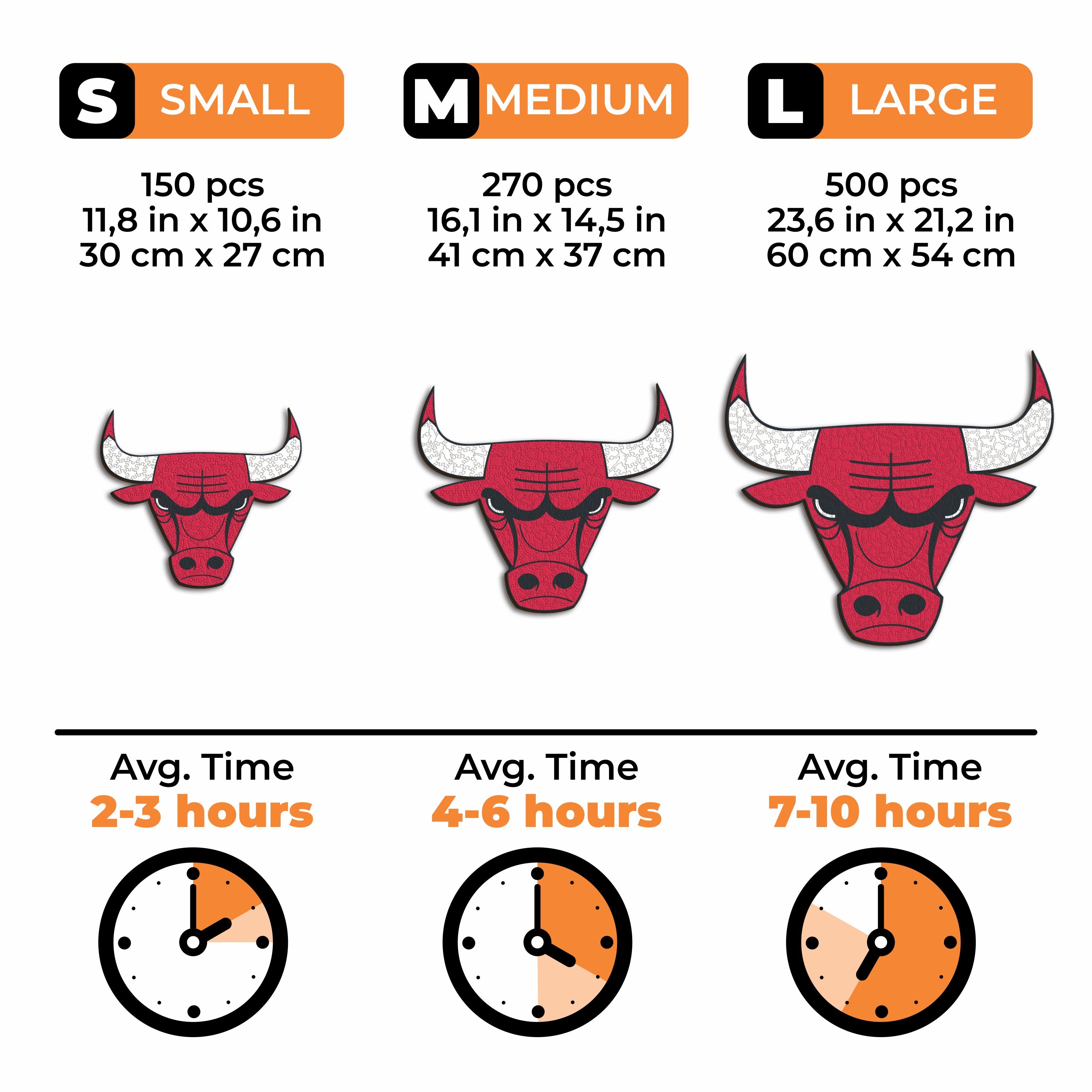 Chicago Bulls™ - Wooden Puzzle