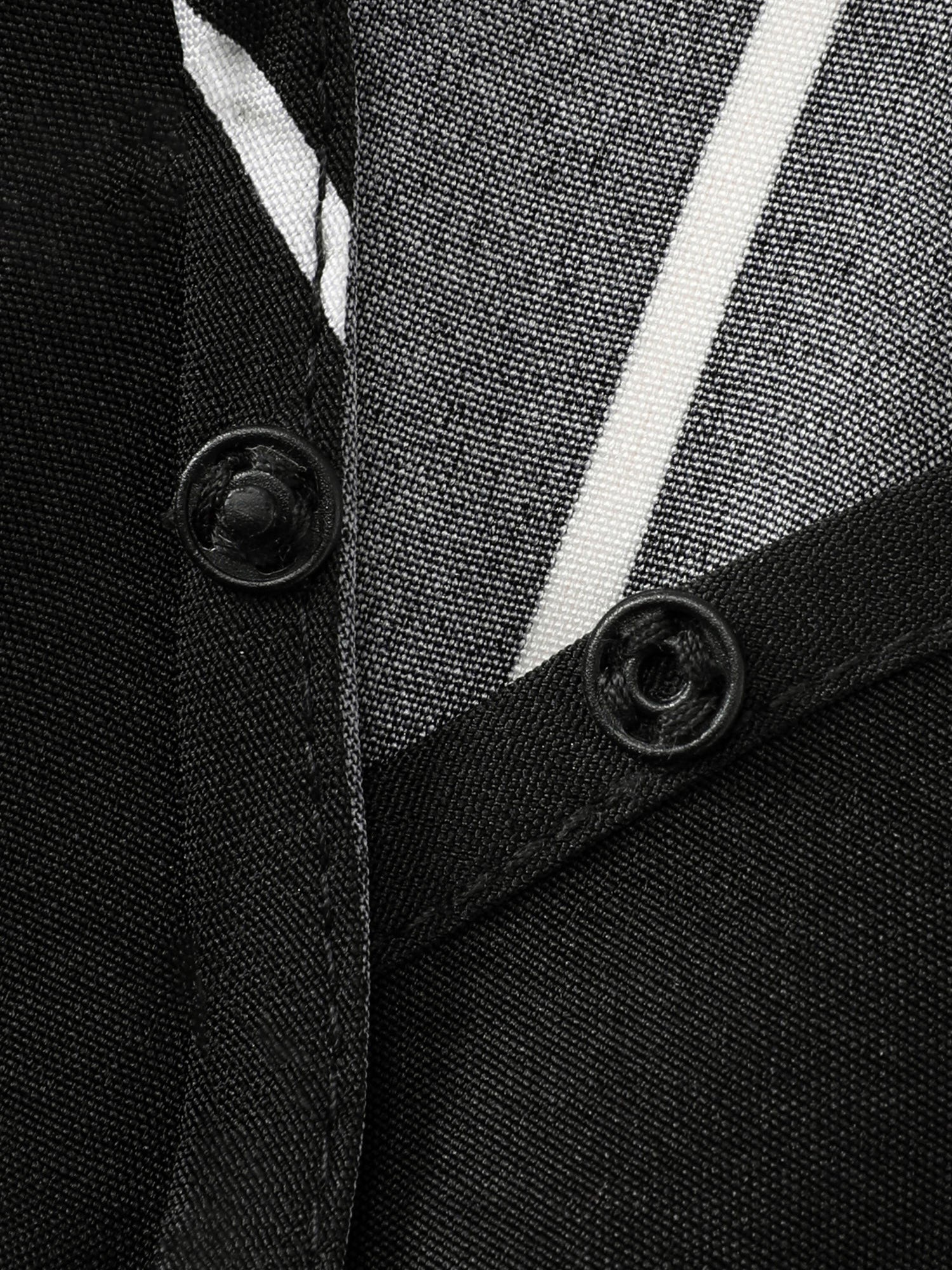 Check Pattern Waist-Tie Jumpsuit