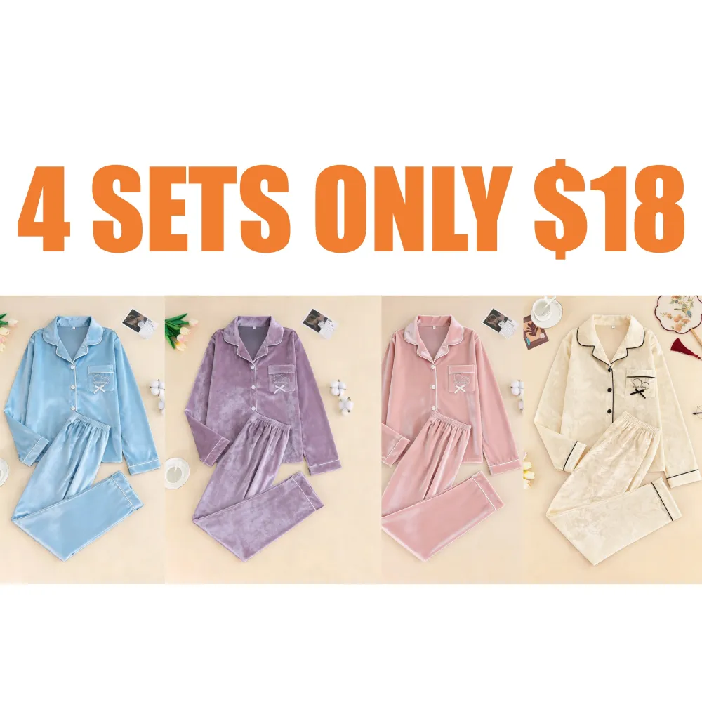 Women's Elegant Winter Pajama Set