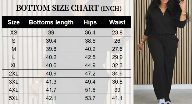 Women's Solid Half Placket Split Hem Pants Set