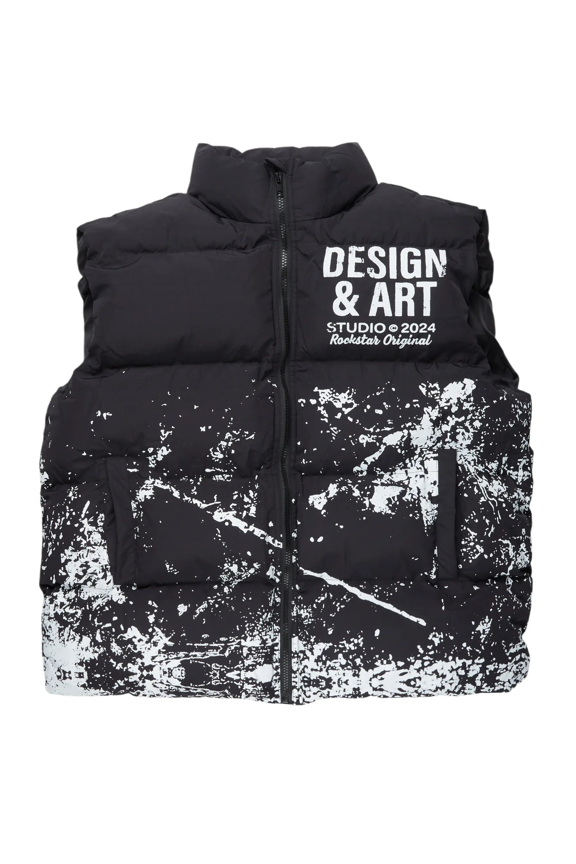 Lamanda Black Puffer Vest
