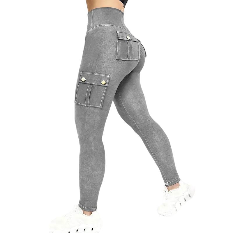 Women's Printed High-Waisted Skinny Pants