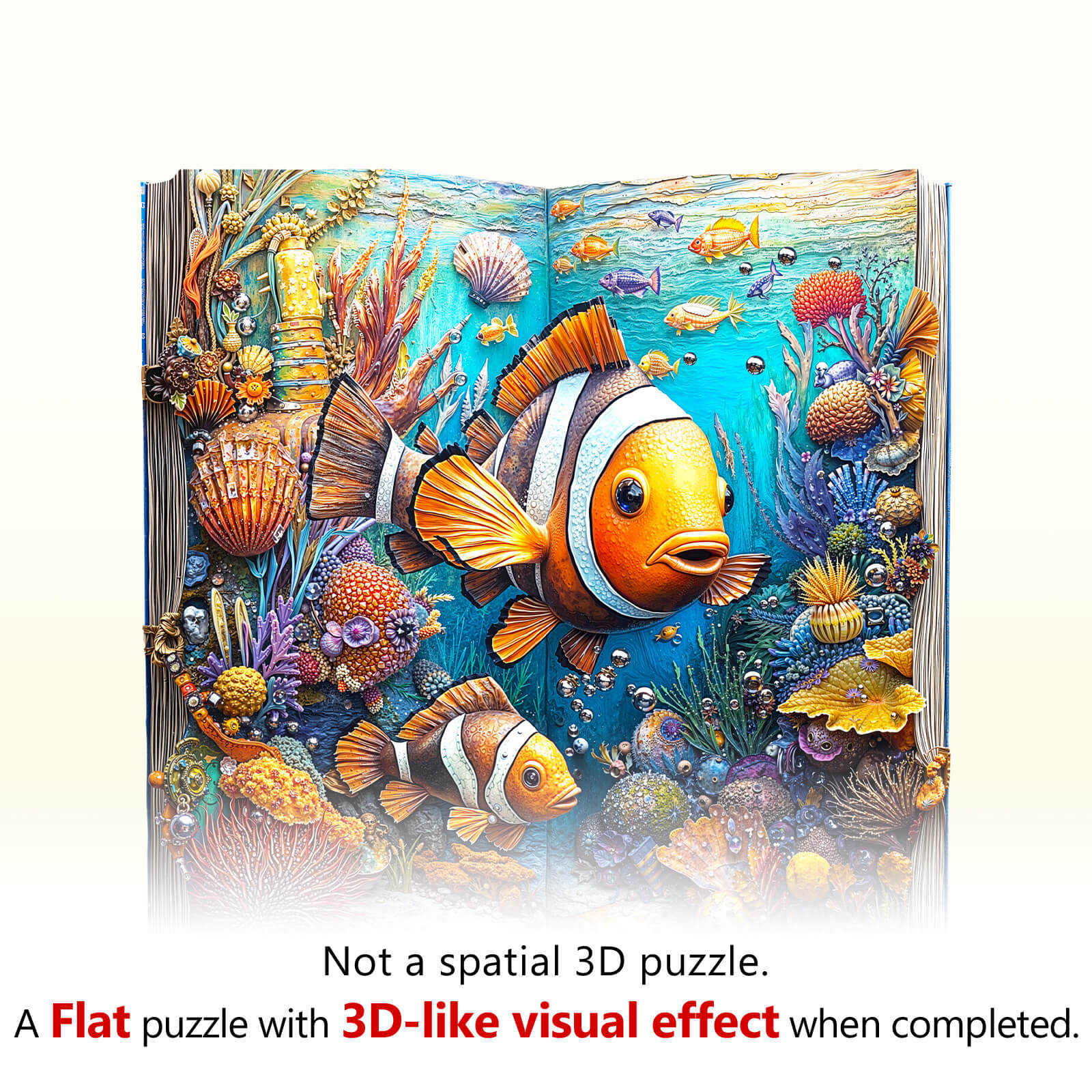 Clownfish Story Wooden Jigsaw Puzzle