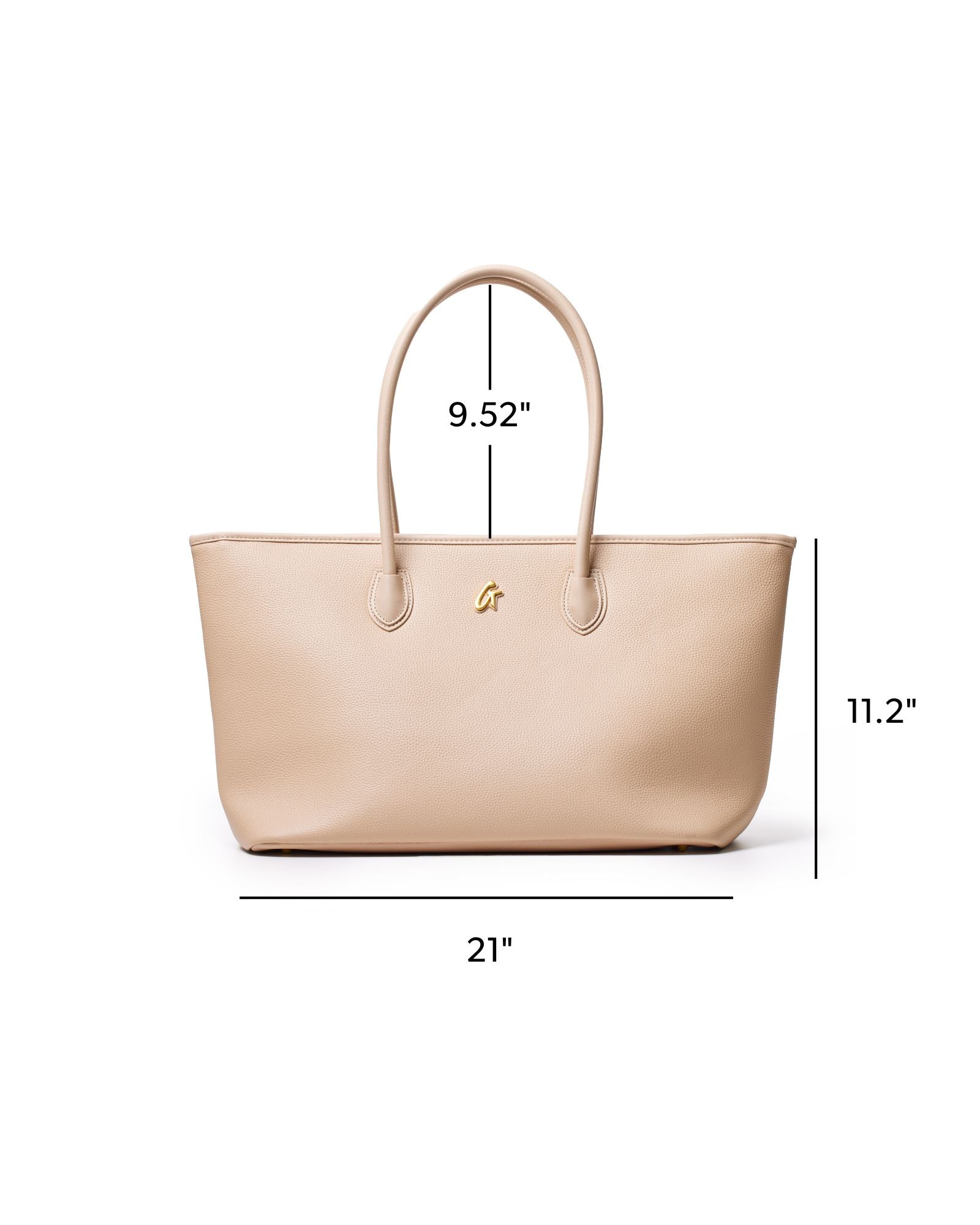 PEBBLE TOTE BAG - NUDE