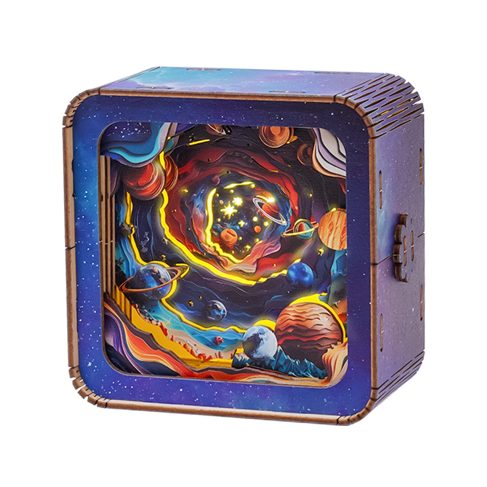 Cosmic Odyssey Kit - 3D Wooden Puzzle Night Light