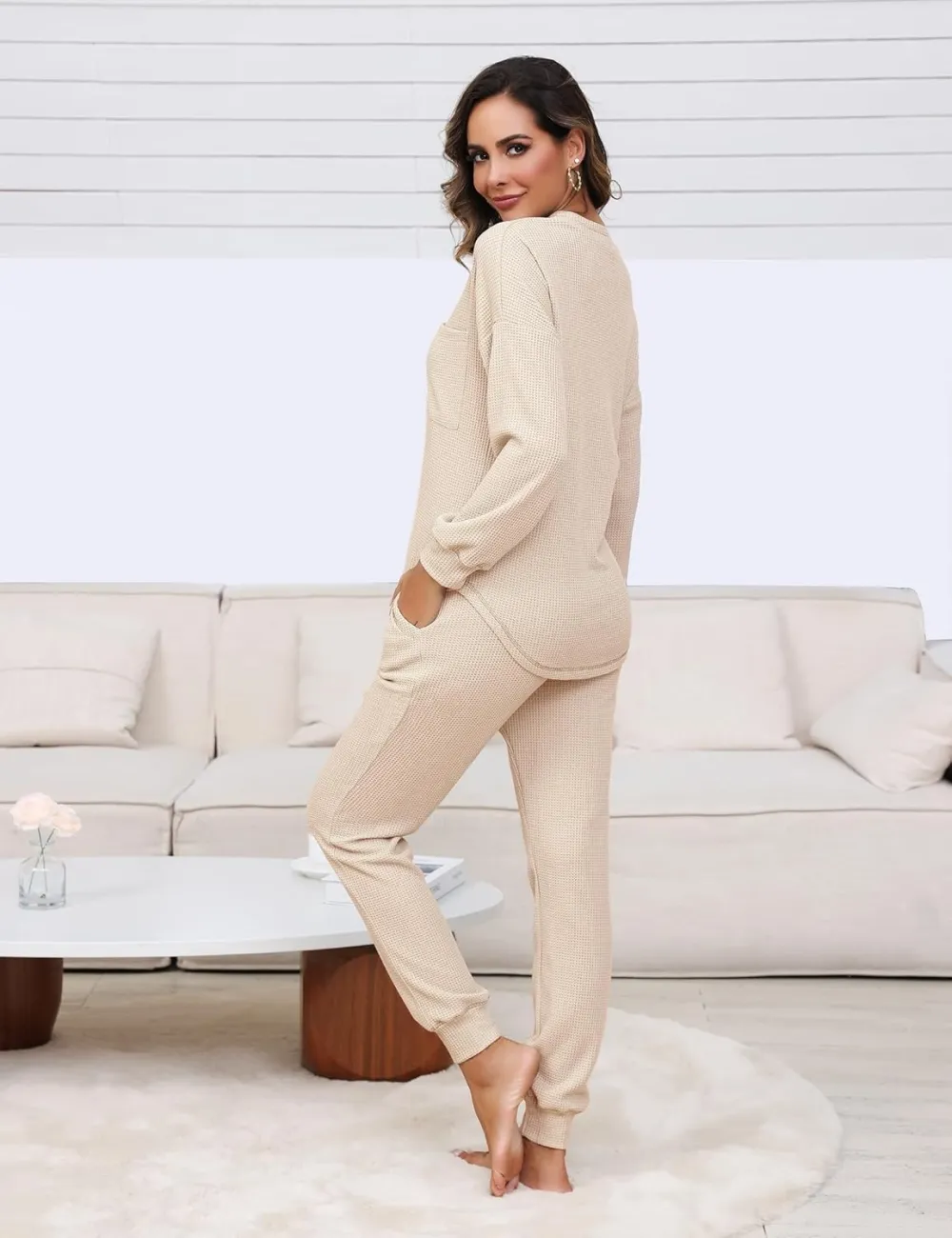 Womens Two Piece Outfits Lounge Sets