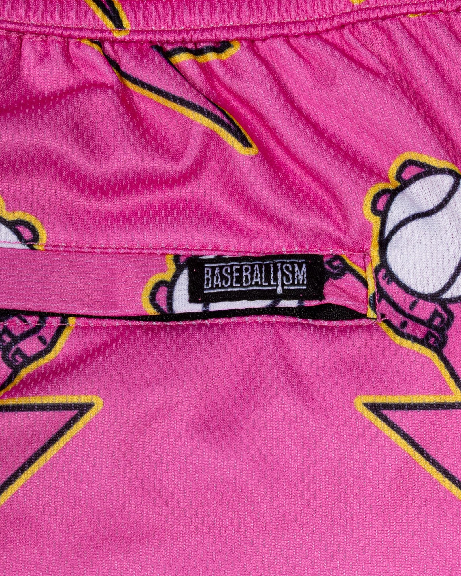 Electric Arms Diamond Air Mesh Shorts (Pink) - Youth