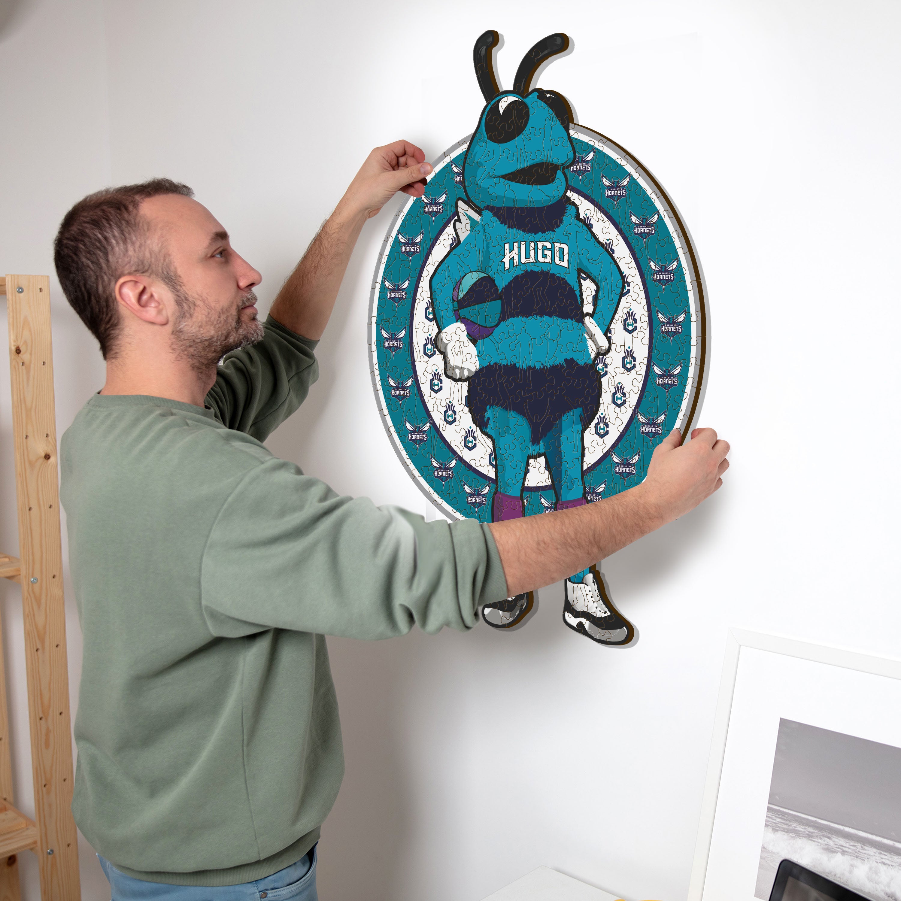 Charlotte Hornets™ Mascot - Wooden Puzzle