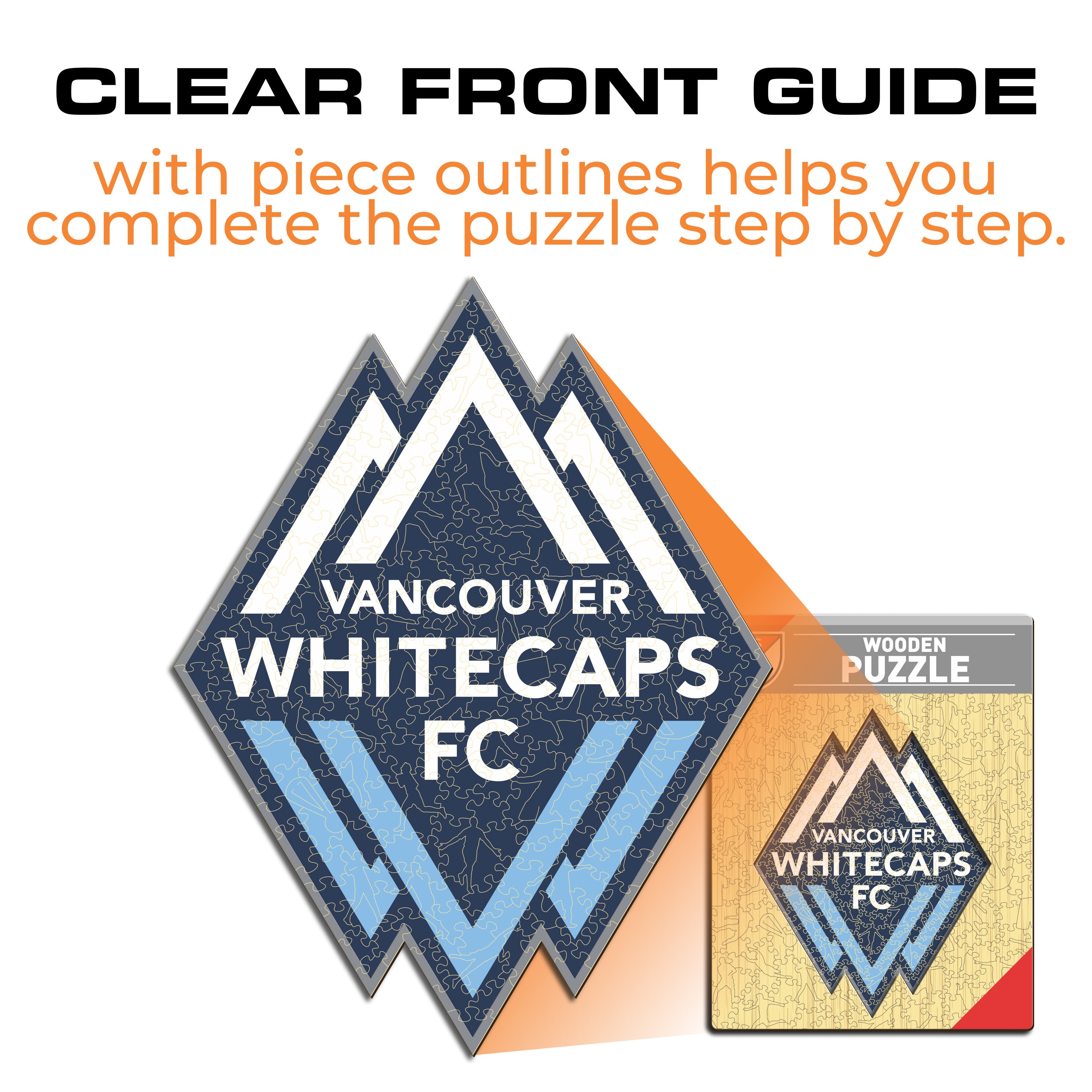 Vancouver Whitecaps® Logo - Wooden Puzzle