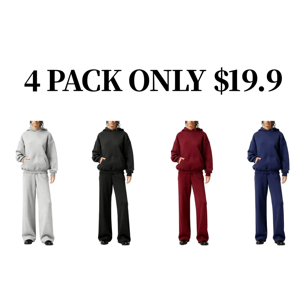 Women's Core Washed Pullover Hoodie Sets