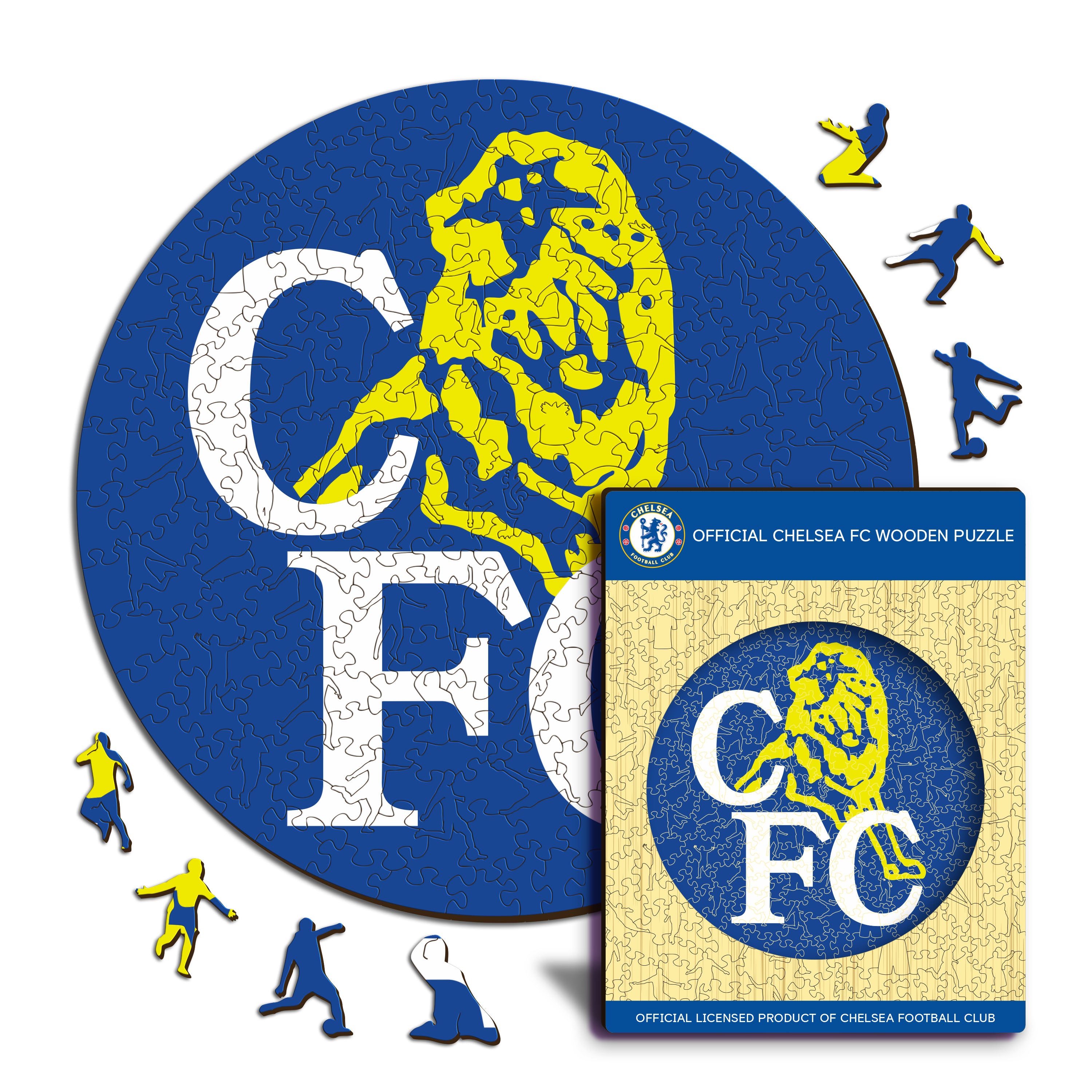 Chelsea FC® Retro Logo - Wooden Puzzle