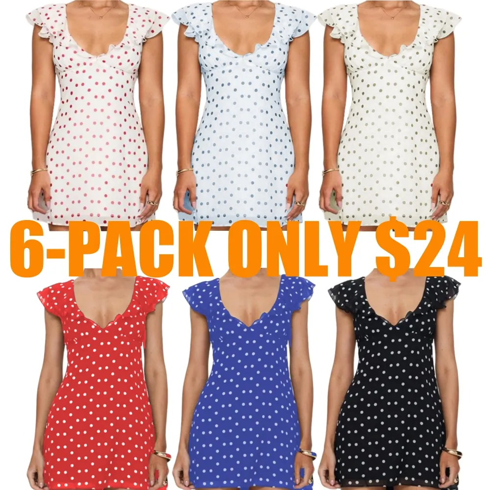 Women Fashion Polka Dot Print Short(Just $4 Each!)