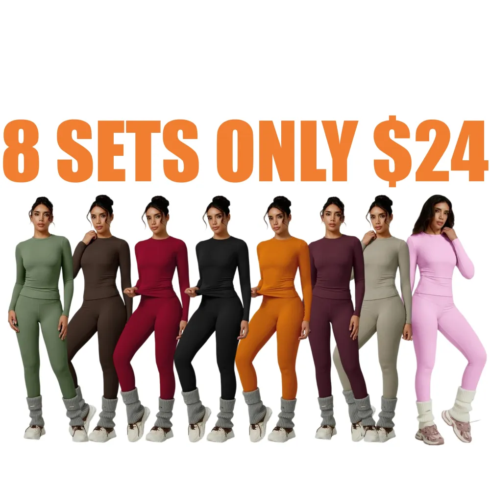 Women's Patchwork Yoga Sets, High Elastic Slim-Fit
