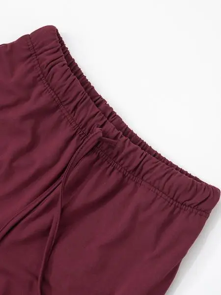 Two-Piece Set Women's Solid Color Cami Top & Pants