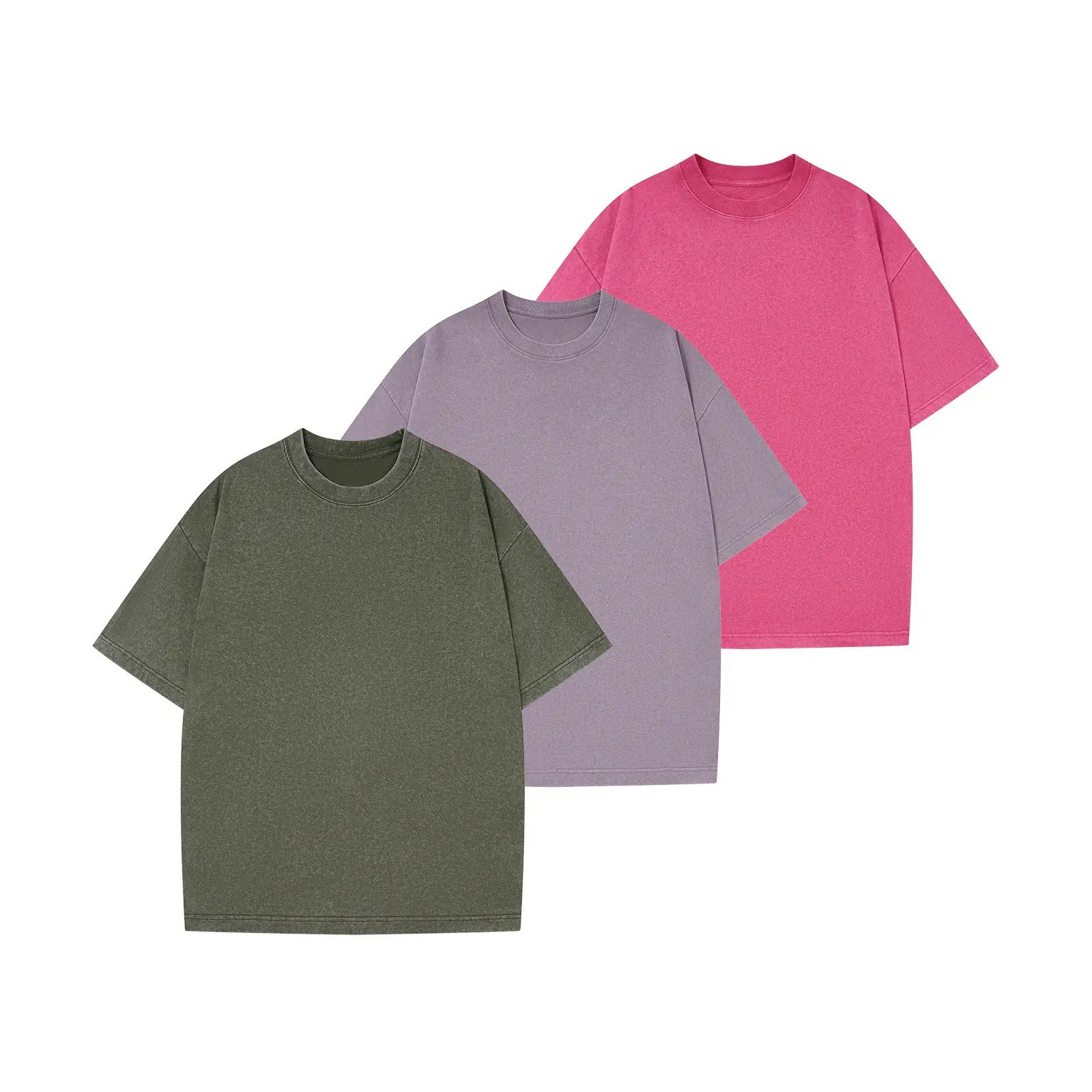 📏📏Vintage Oversized Cotton T-Shirt – Unisex Streetwear Loose Fit Tee