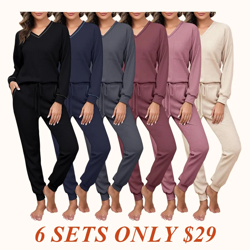 Womens Two Piece Outfits Lounge Sets