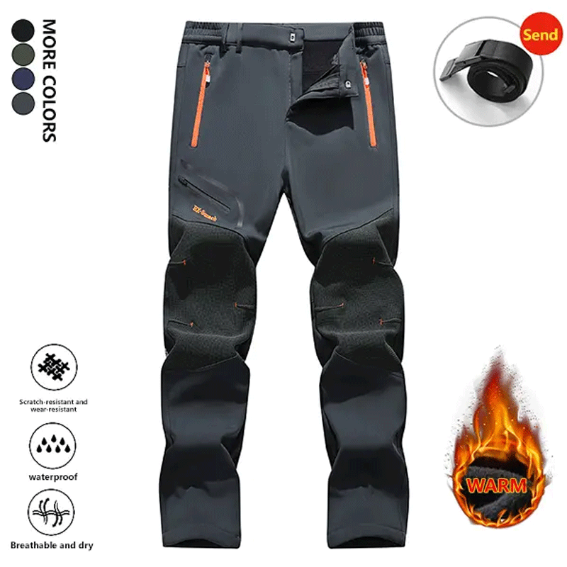 ​​Men's All-Season Work Pants – Straight Leg Carpenter Pants with Utility Pockets​​