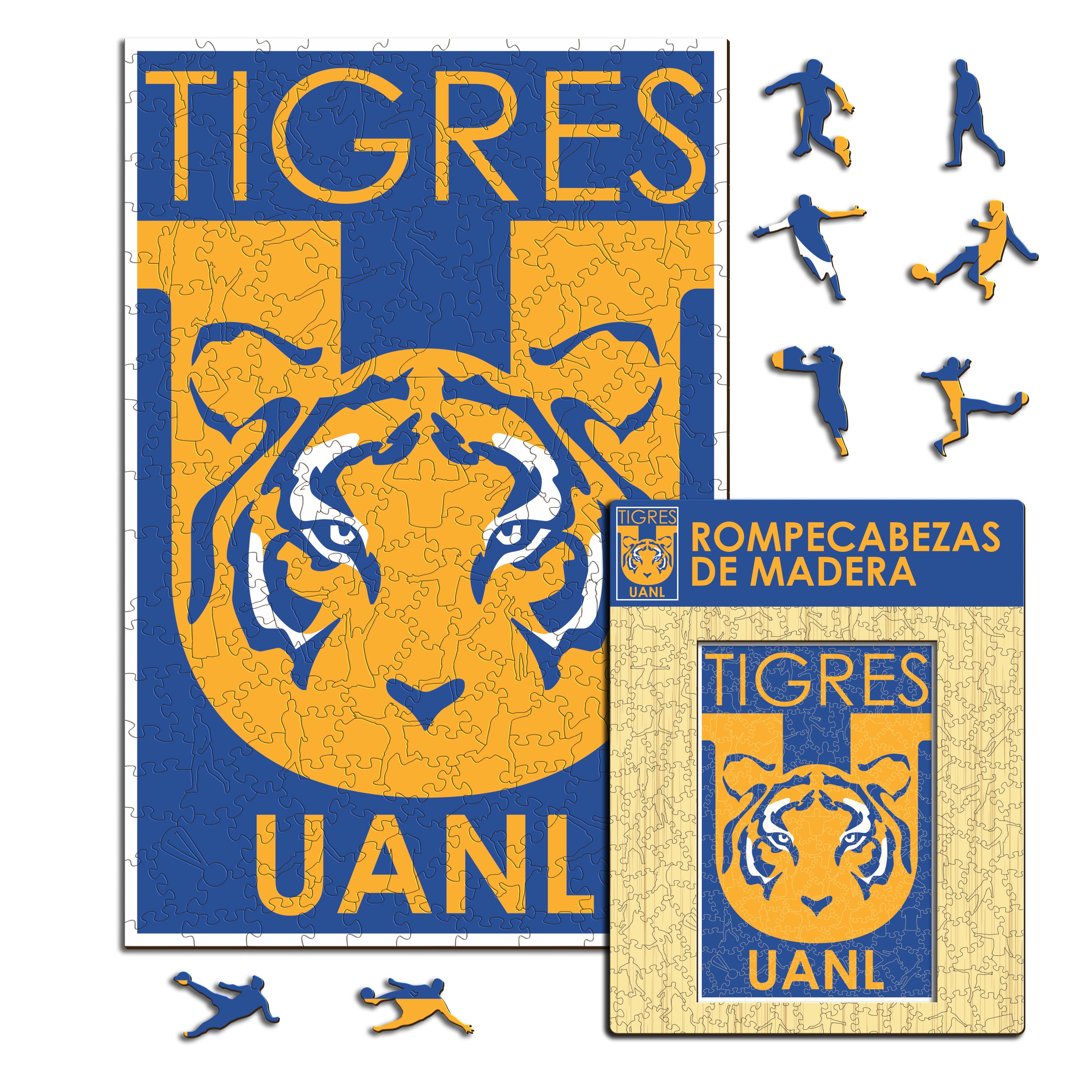 Tigres UANL® Logo - Wooden Puzzle