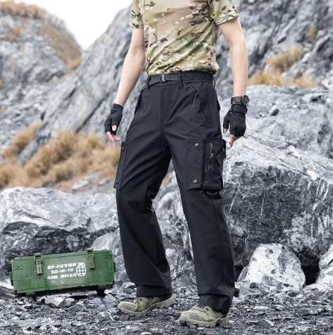 Men's Summer Outdoor Sports Trousers: Multi-Pocket, Loose-Fit, Plus-Size Cargo Pants
