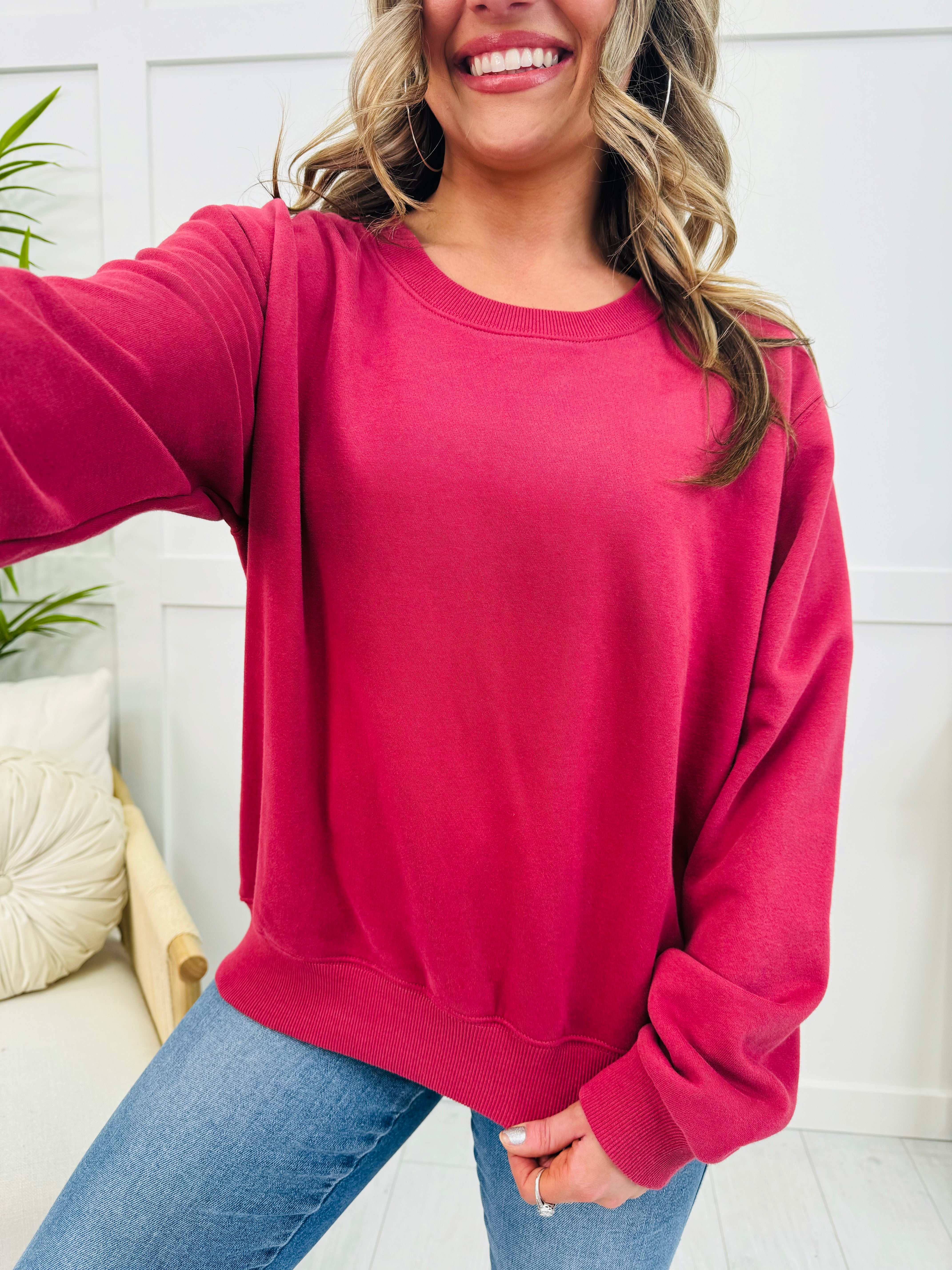 REG/CURVY MOCO Exclusive Basic Babe Pullover- Multiple Colors!