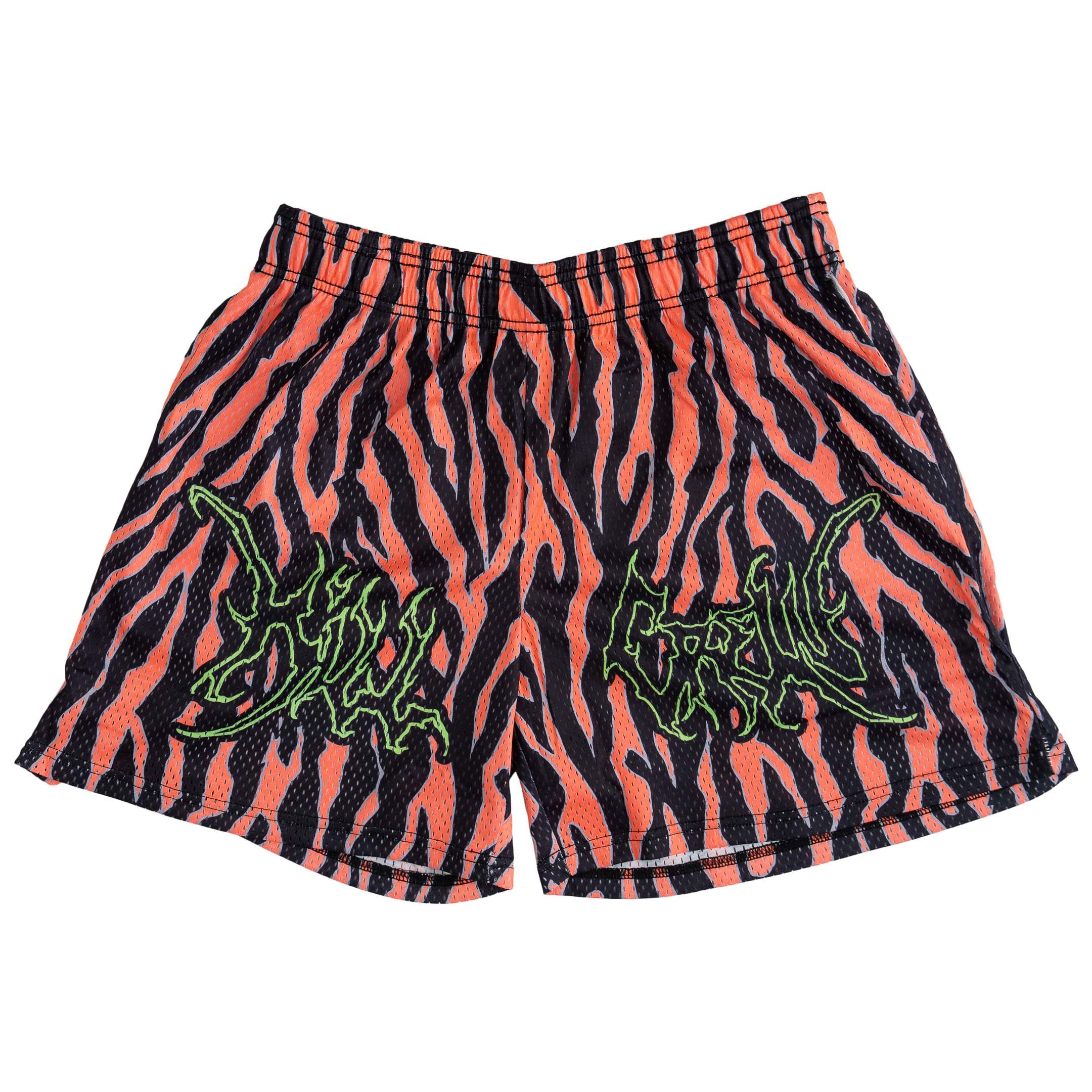 VENTED MESH SHORTS ALIEN - RED