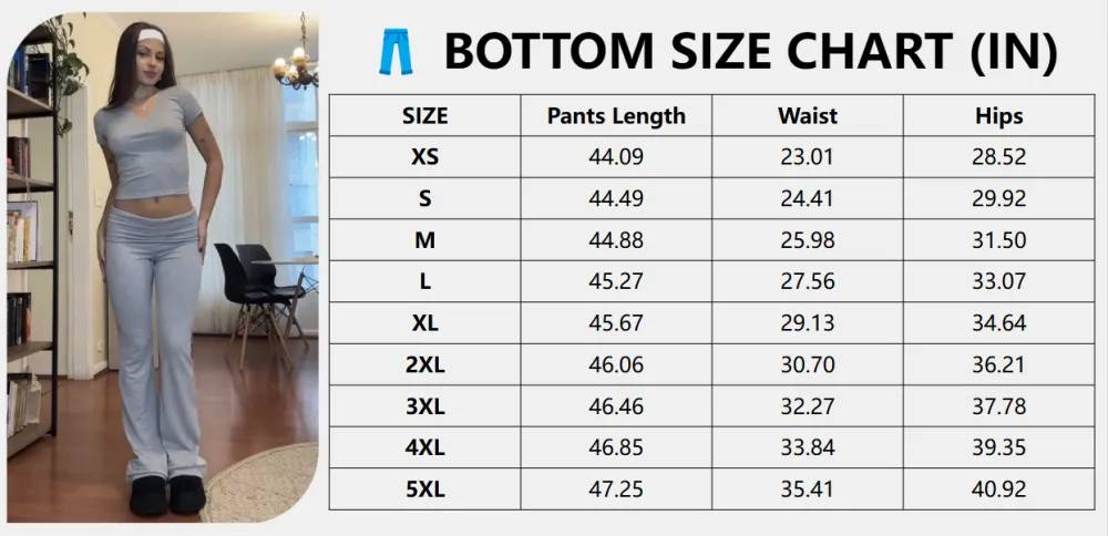 Women's Two-Piece Casual Set: Fitted Short-Sleeve Top with Bell-Bottom Pants