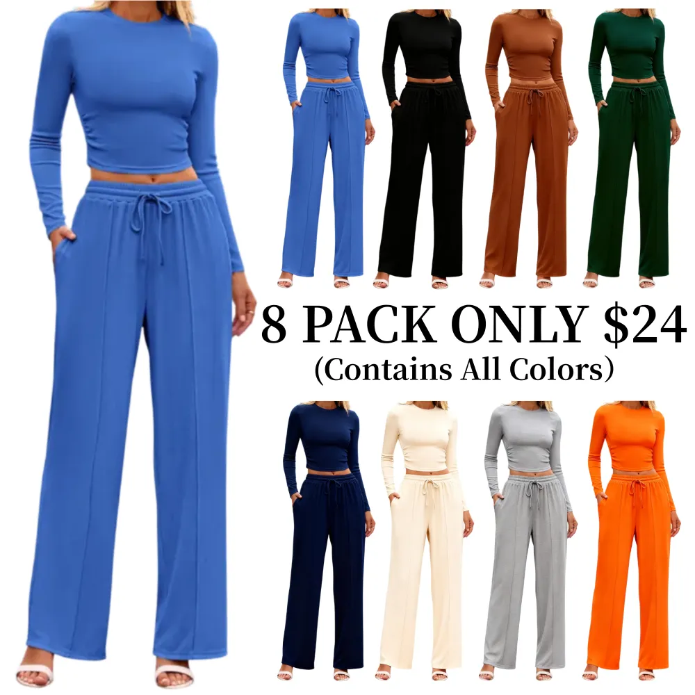 Women's 2-Piece Ribbed Knit Set