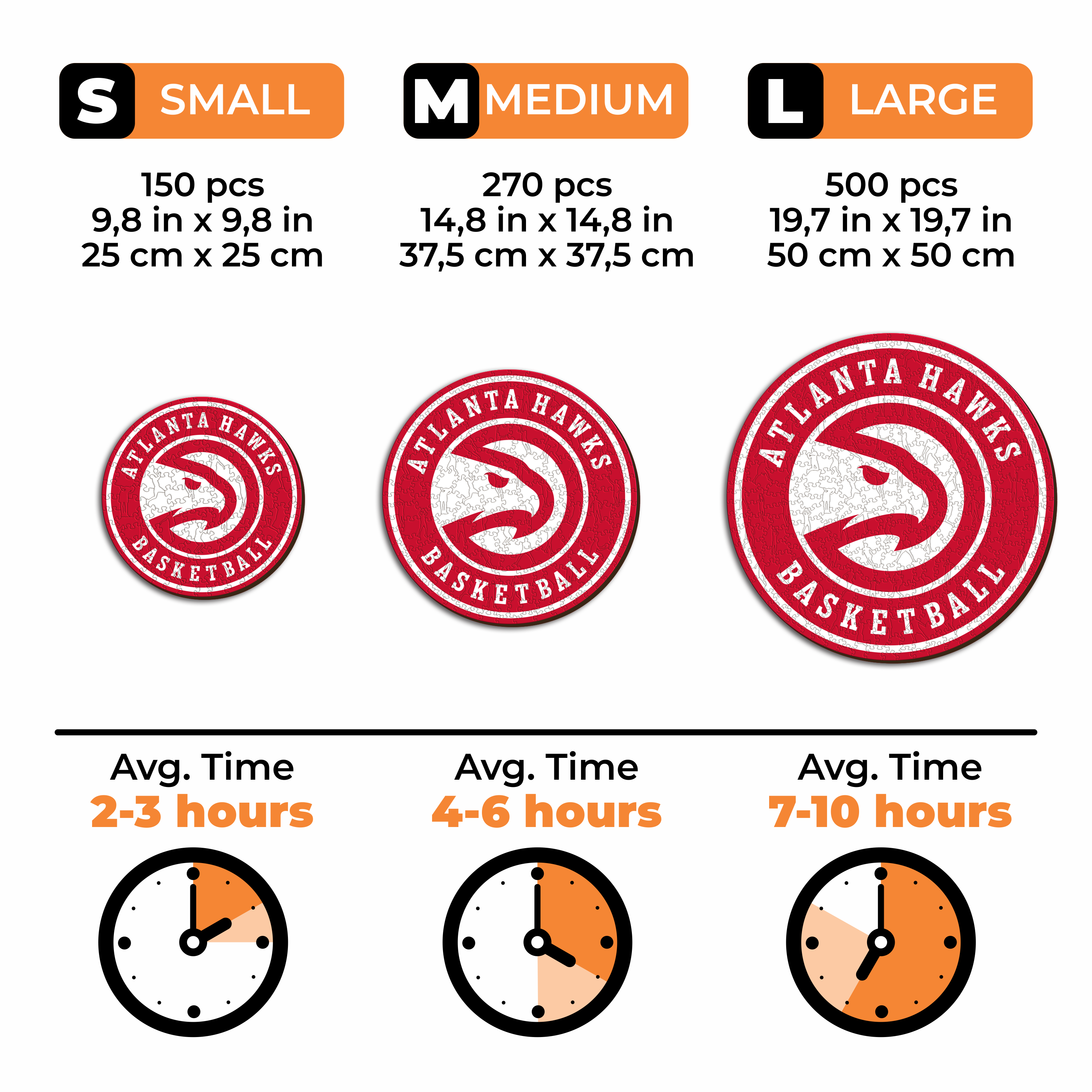 Atlanta Hawks™ - Wooden Puzzle