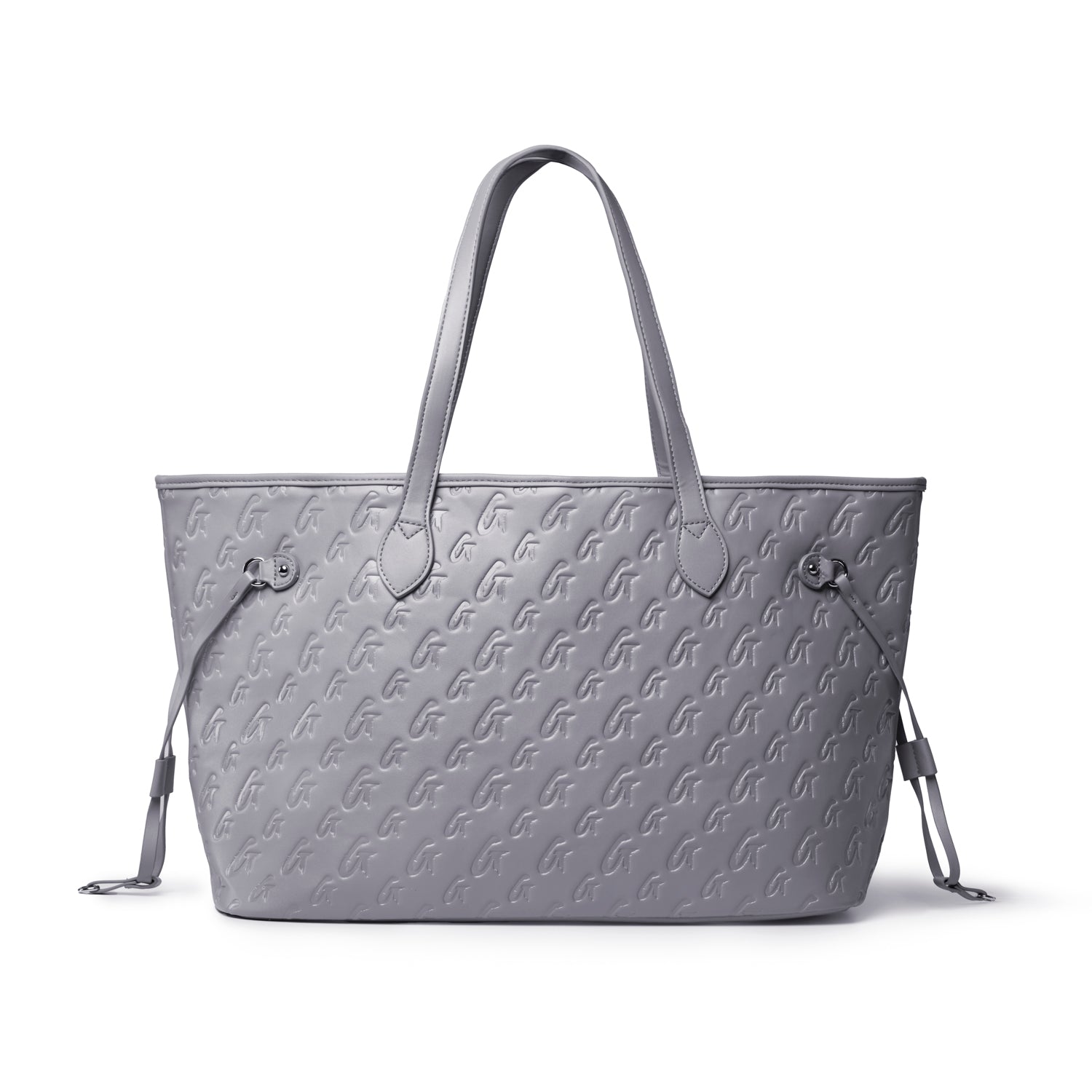 MONOGRAM GLAM TOTE - GRAY