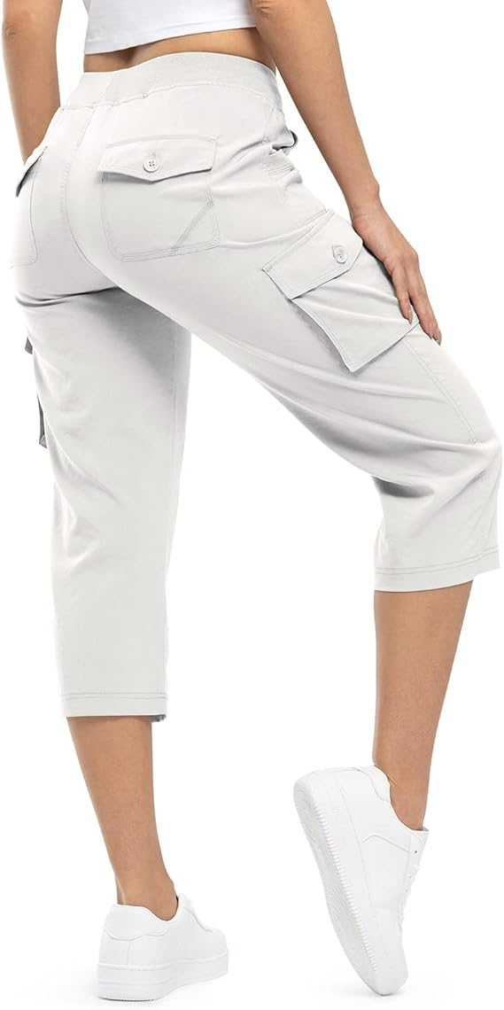 💝FINAL SALE💝 - Multi-Pocket Capri Cargo Pants
