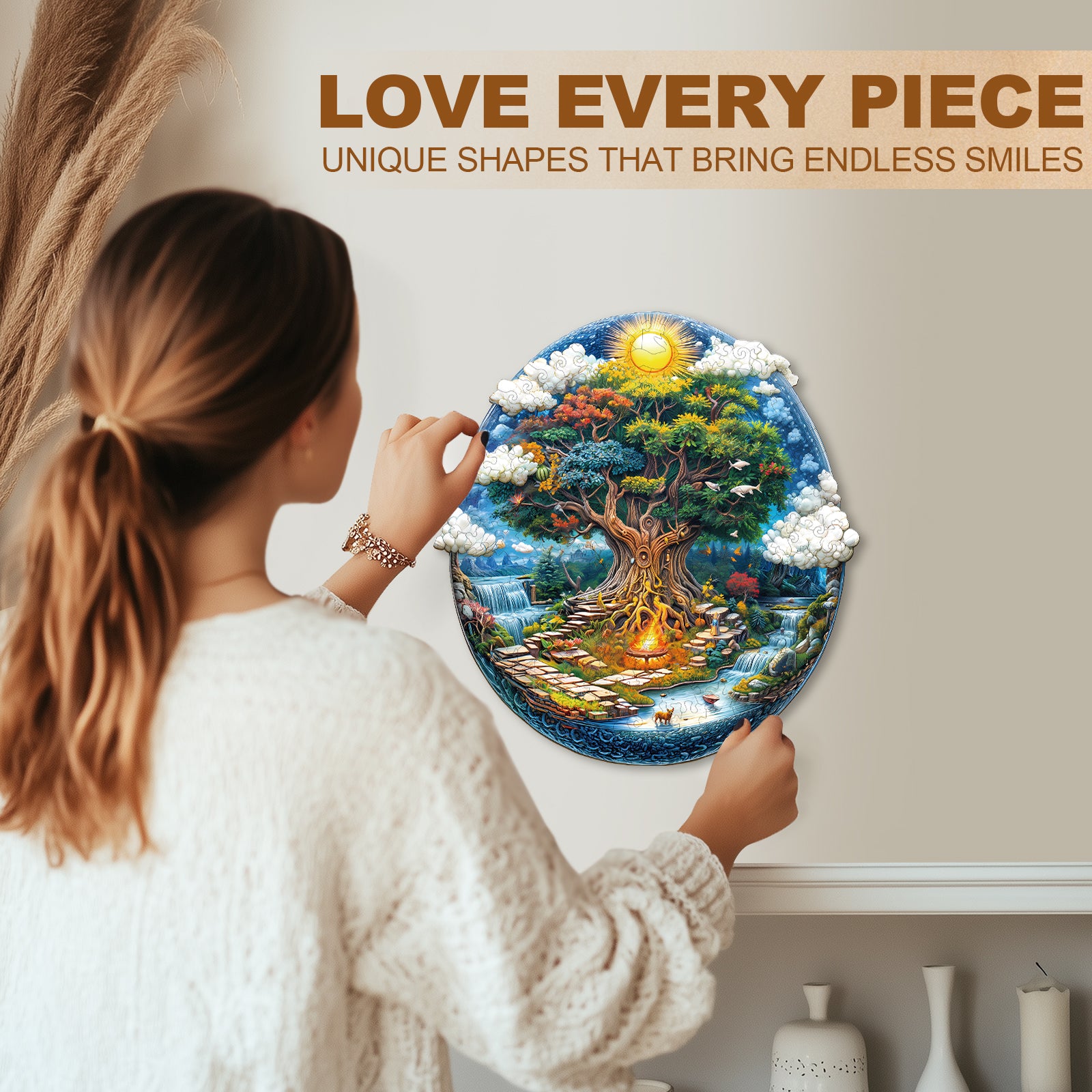 Harmony Tree Wooden Jigsaw Puzzle