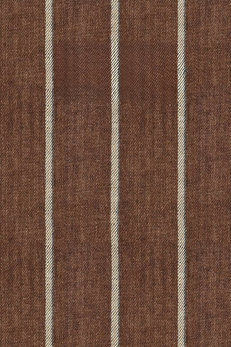 Men's Retro Formal Style Chestnut Brown Pinstripe Blazer