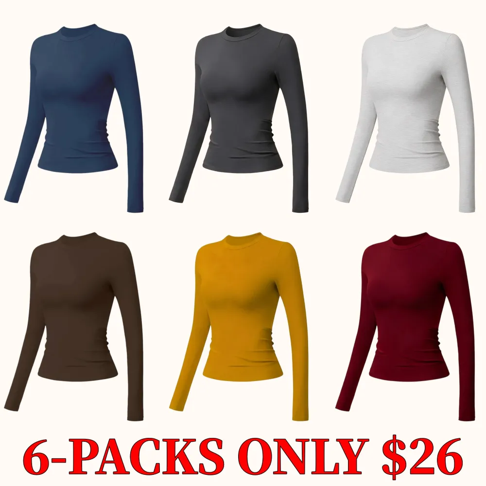 Solid color sports T-shirt set, crew neck, slim fit, stretchy style