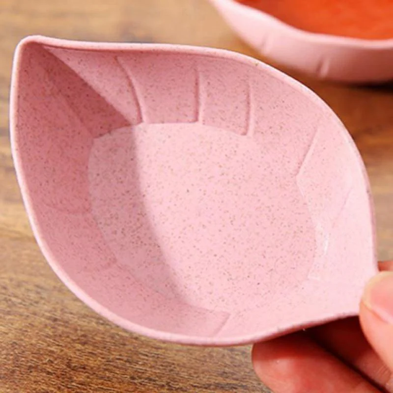 Colorful Leaf Shaped Dish
