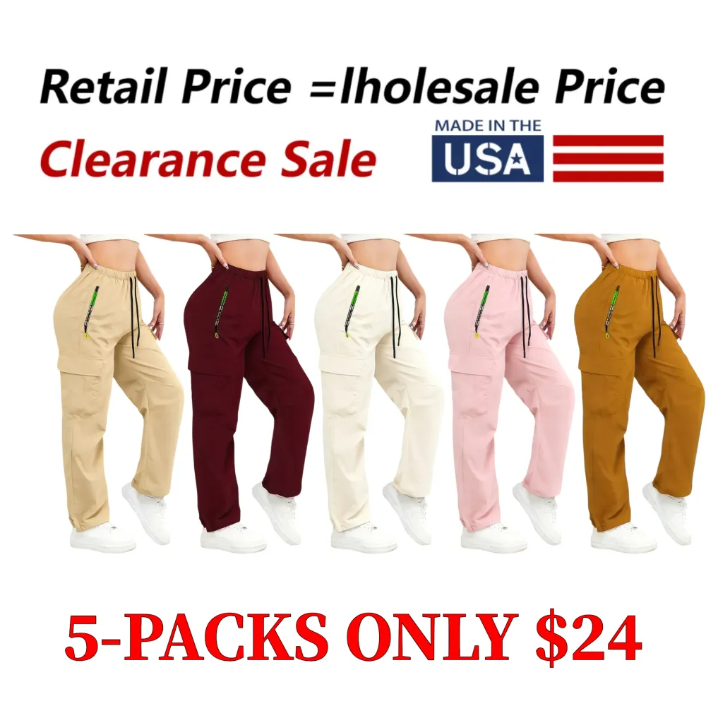 Women's straight-leg fitness pants, casual long pants for everyday wear, lightweight and breathable