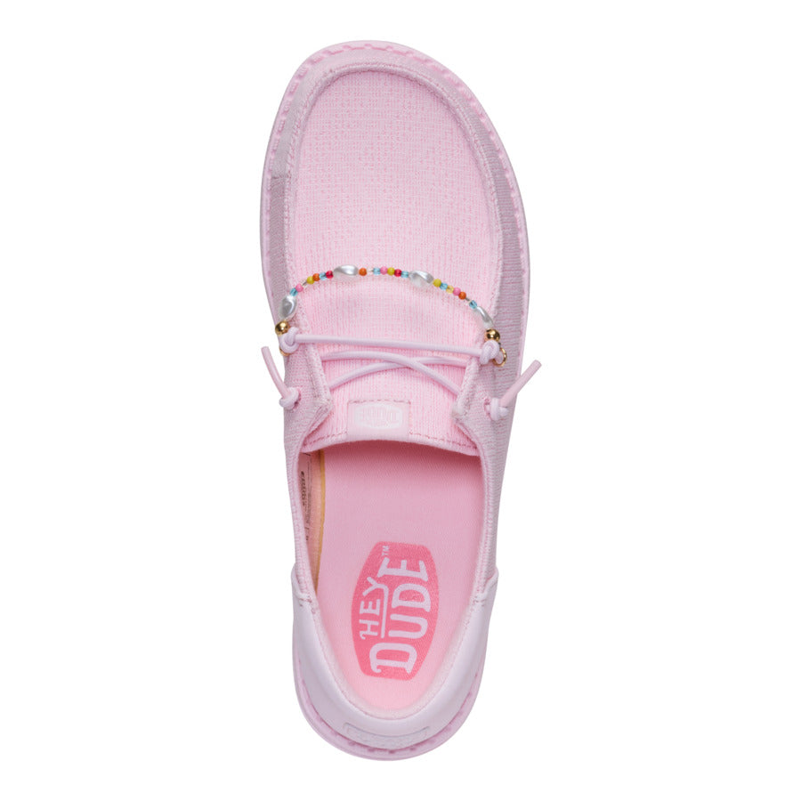Wendy Funk Mesh Shoelry - Light Pink