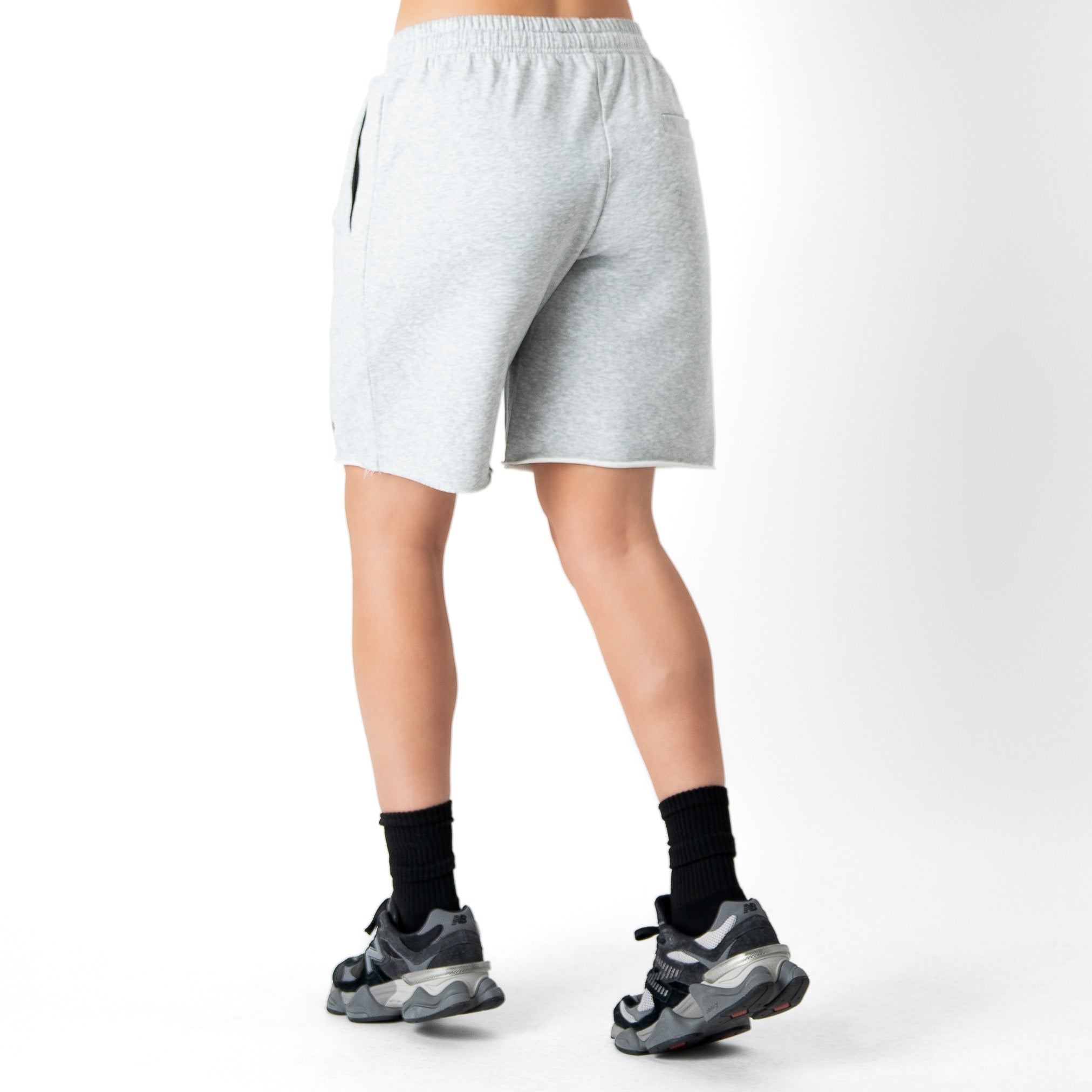 RELAXED CUT SHORTS FIGHTER'S CLUB - GREY