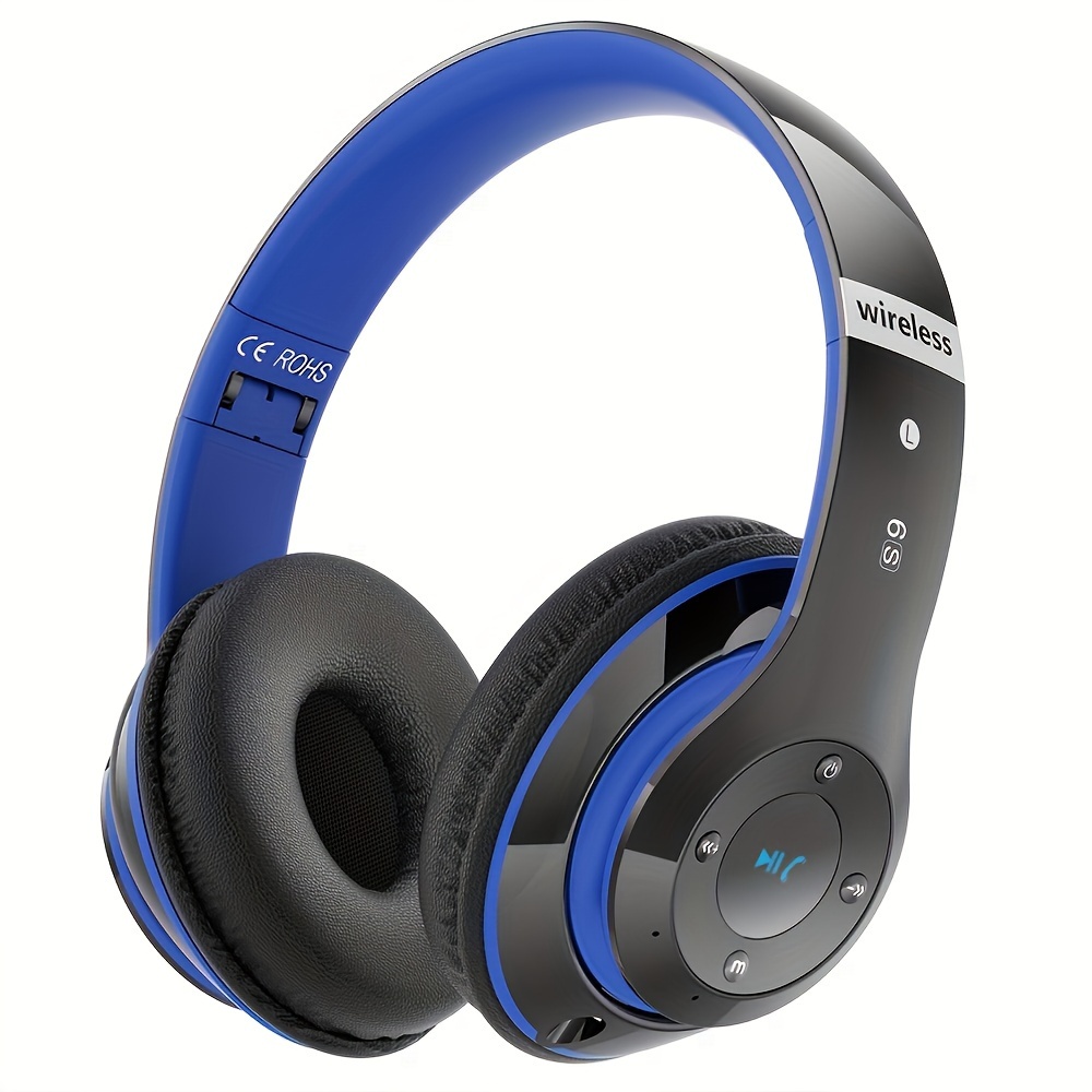 6S Hi-Fi Stereo Foldable Wireless Stereo Headsets Earbuds With Built-in Mic