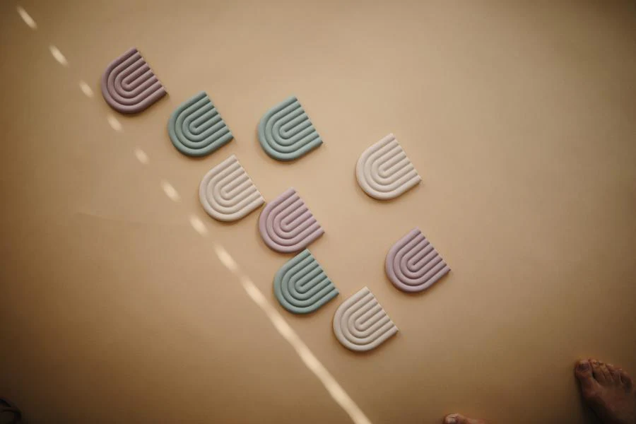 Rainbow Teether (Mauve)