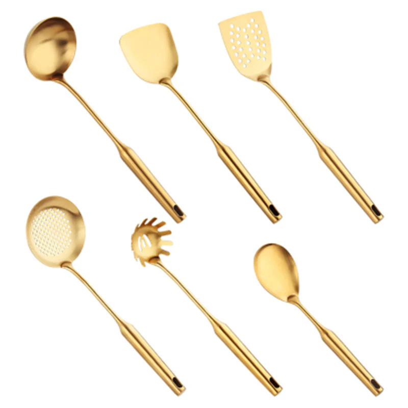 Golden Kitchen Utensil Set