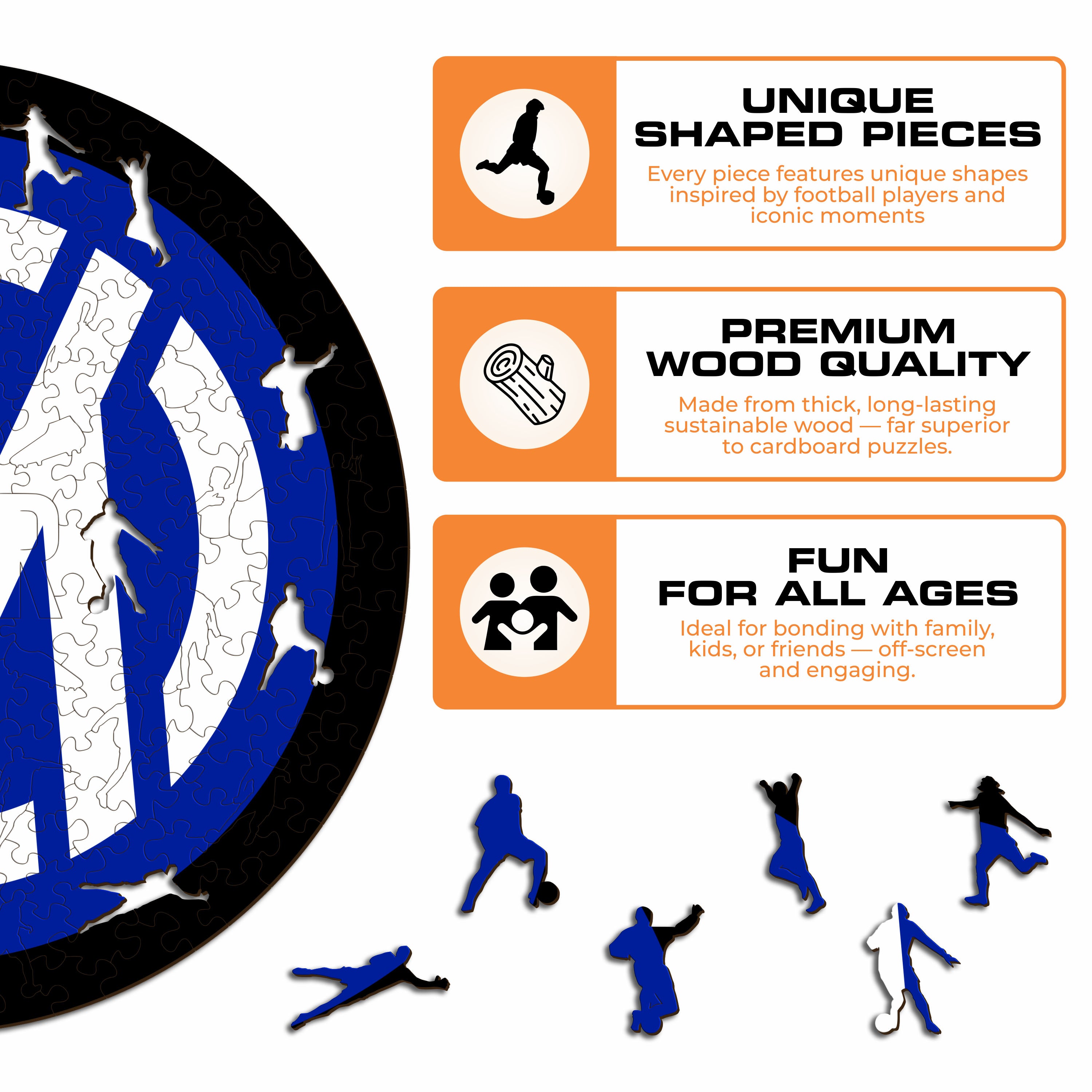 FC Inter® Logo - Wooden Puzzle