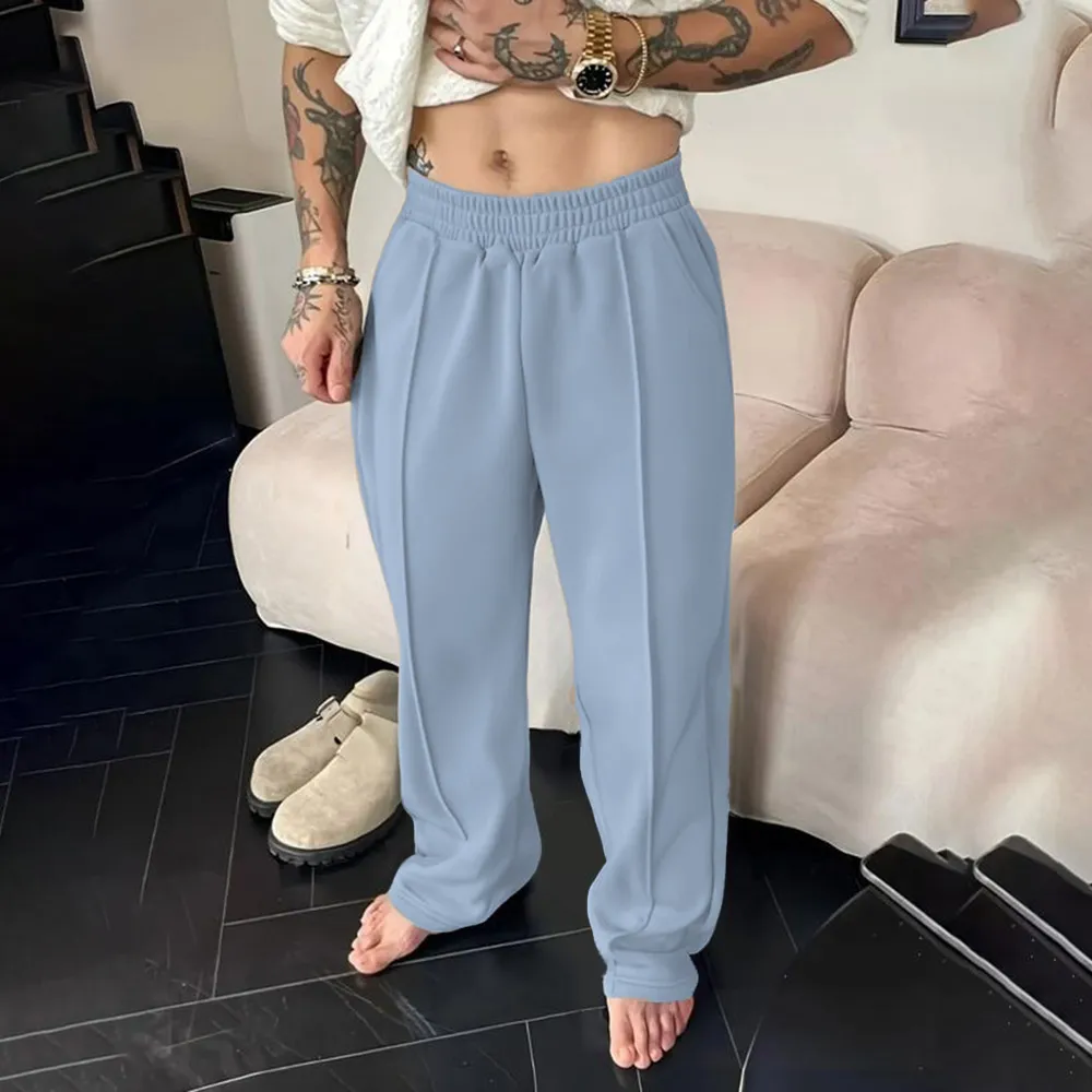 Men's and Women's Casual Street Style Joggers, High-Street Hip-Hop Design, Comfortable All-Season Pants for Daily Wear