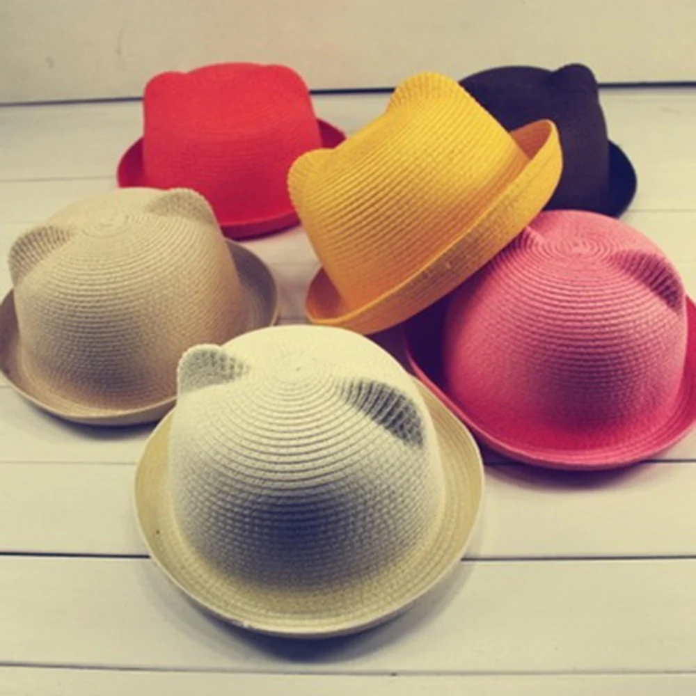 Breathable Summer Straw Hat Baby Accessories