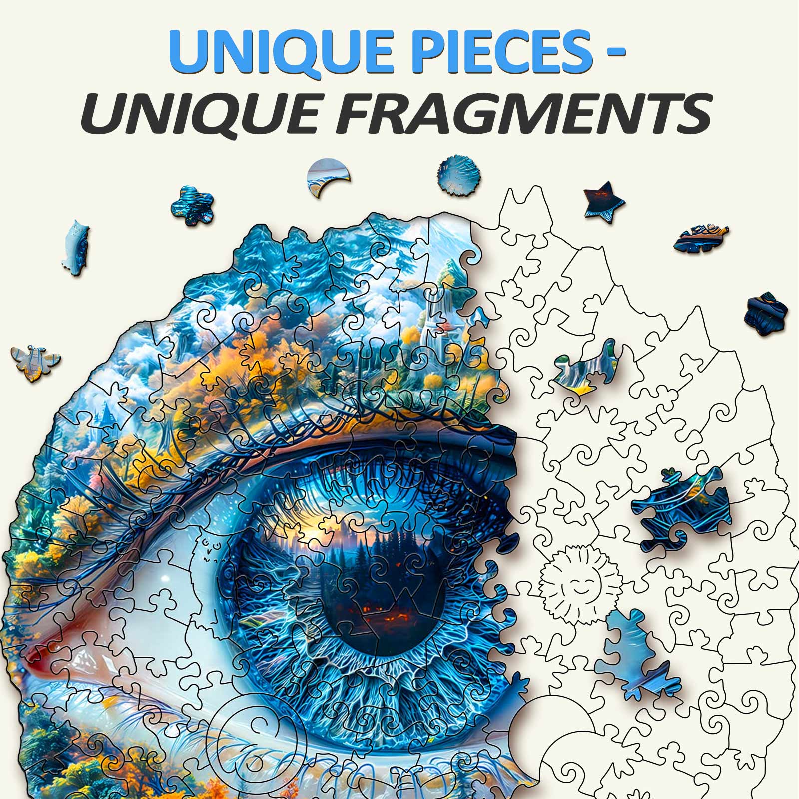 Eye of Nature Wooden Jigsaw Puzzle