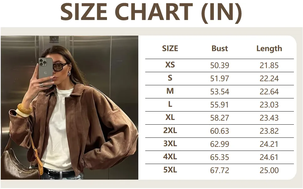 Casual Loose Fit Short Jacket