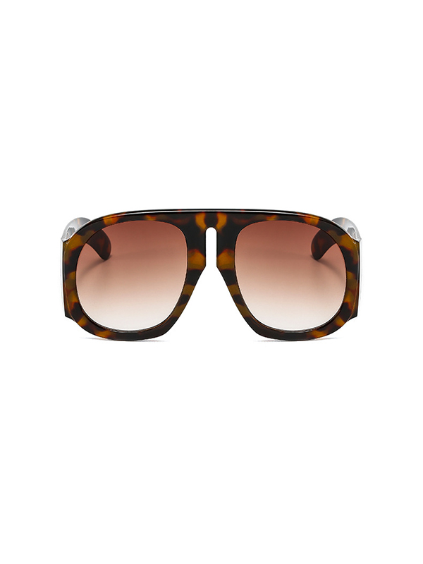 Geometric Sun-Protection Sunglasses Accessories