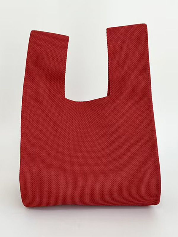 Geometric Solid Color Handbags