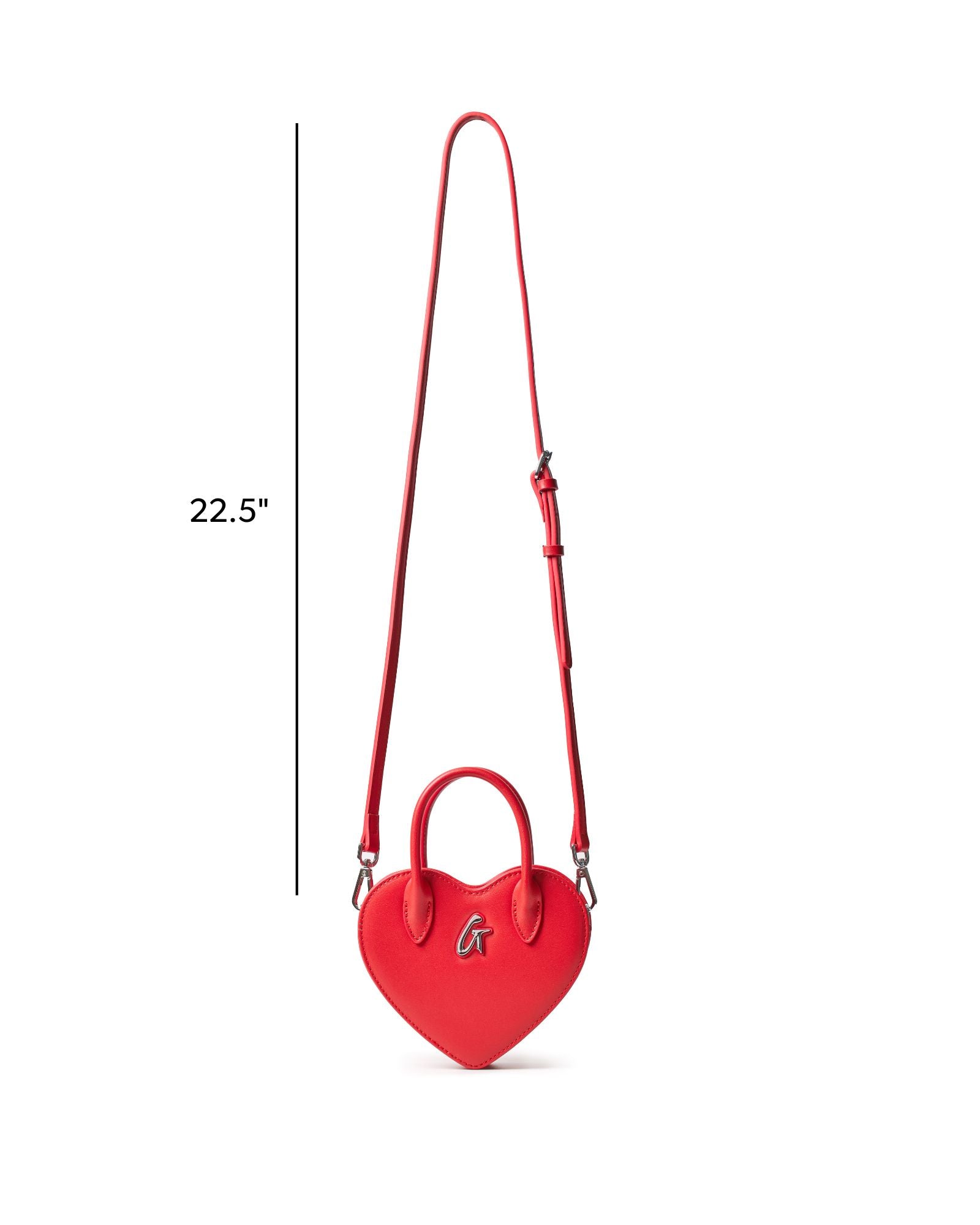 MINI HEART BAG - RED